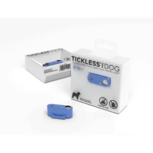 TICKLESS® MINI DOG – Greek Blue – dobíjateľný ultrazvukový odpudzovač kliešťov a bĺch pre psov