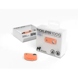 TICKLESS® MINI DOG – Hot Peach – dobíjateľný ultrazvukový odpudzovač kliešťov a bĺch pre psov