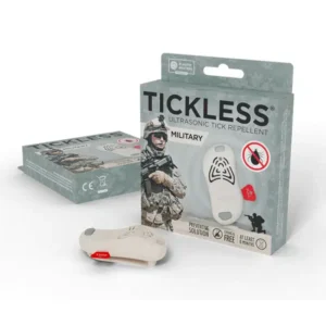 TICKLESS® Military Beige – Ultrazvukový odpudzovač kliešťov a bĺch pre ľudí