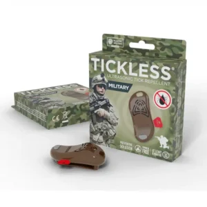 TICKLESS® Military Brown – Ultrazvukový odpudzovač kliešťov a bĺch pre ľudí
