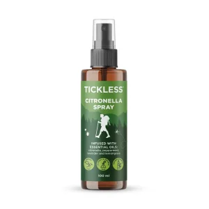 Tickless Outdoor prírodný repelentný sprej s citronelou pre ľudí 100 ml